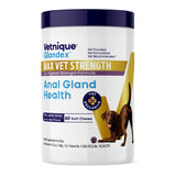 Glandex Max Vet Strength Anal Gland Chews for Dogs, Savory Beef Flavor (60 Count)