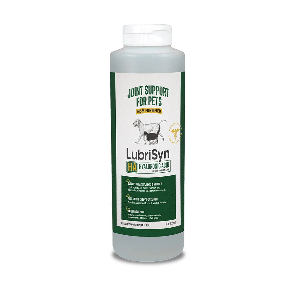 LubriSyn HA + Equine and Pet Hyaluronic Acid Joint Supplement, MSM Fortified