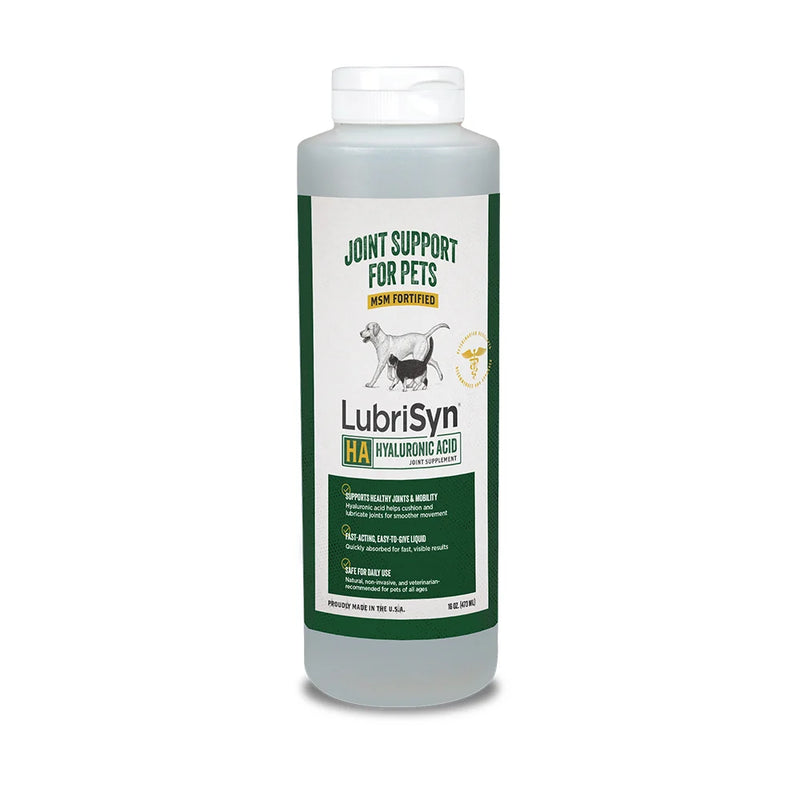 LubriSyn HA + Equine and Pet Hyaluronic Acid Joint Supplement, MSM Fortified