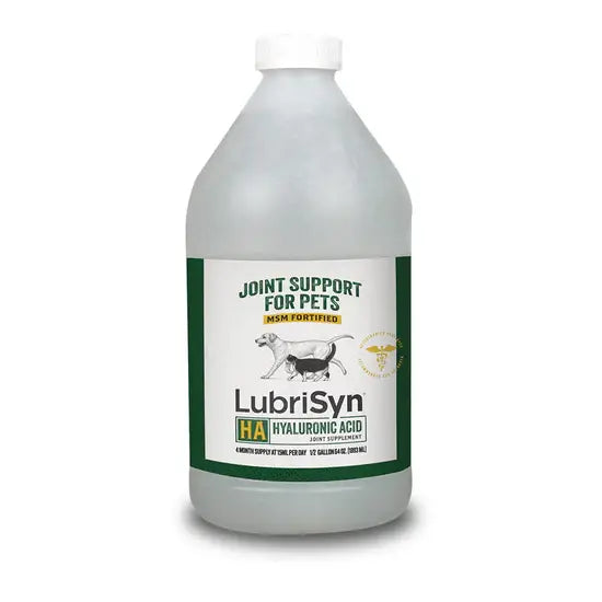 LubriSyn HA + Equine and Pet Hyaluronic Acid Joint Supplement, MSM Fortified