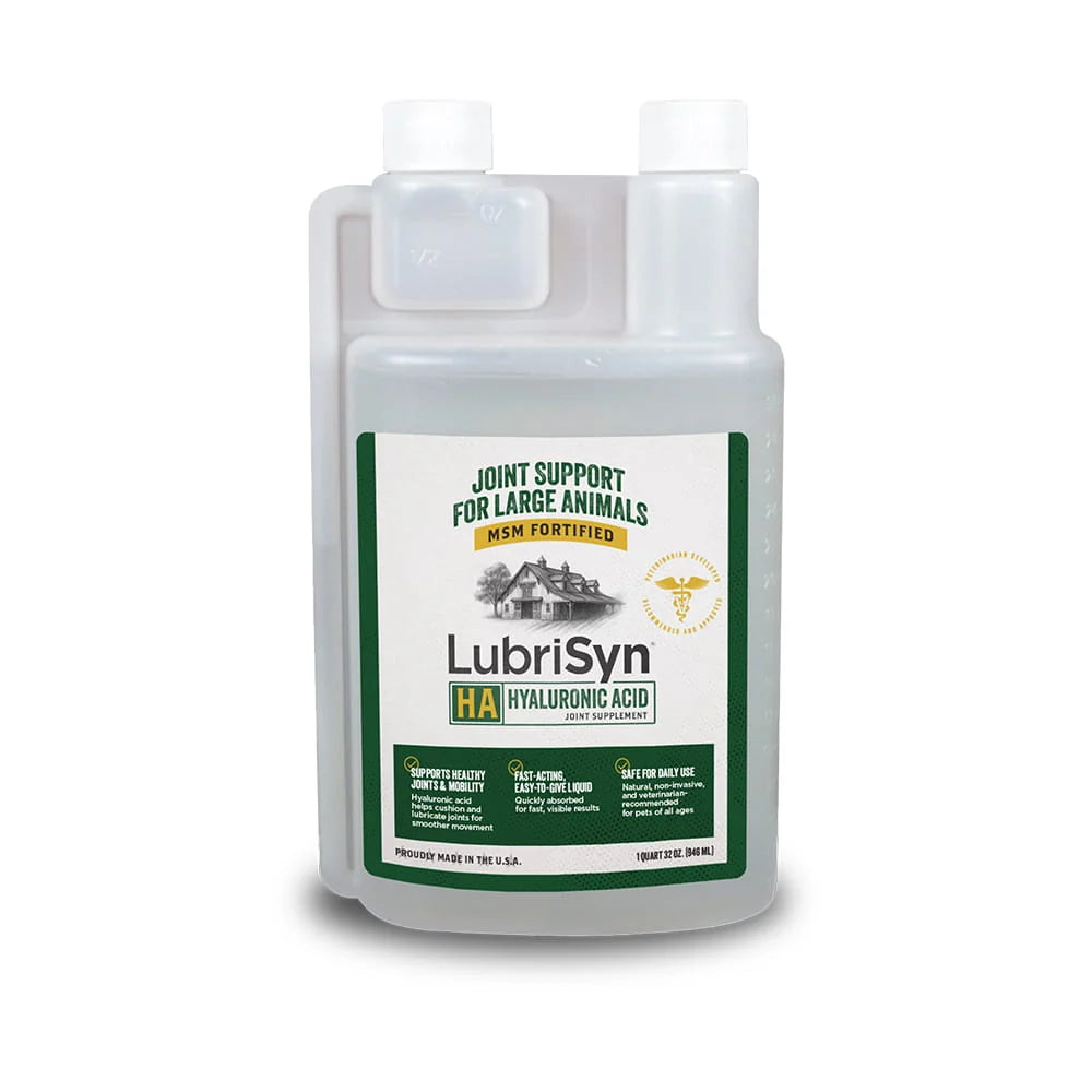 LubriSyn HA + Equine and Pet Hyaluronic Acid Joint Supplement, MSM Fortified