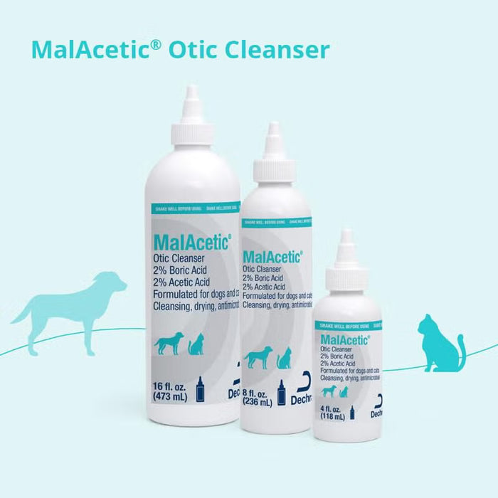 MalAcetic Otic Cleanser for Dogs & Cats
