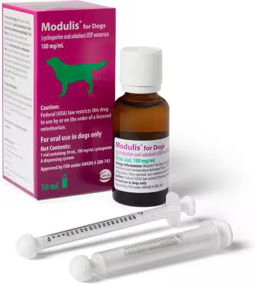 Modulis for Dogs (Cyclosporine) Oral Solution 100mg/mL