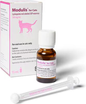 Modulis for Cats (Cyclosporine) Oral Solution 100mg/mL, 15mL