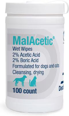 Malacetic Wet Wipes for Dogs & Cats