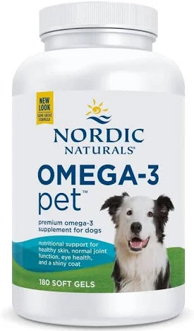 Nordic Naturals Omega-3 Pet Softgels Supplement for Dogs