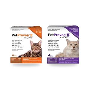 PetPrevea II Flea Topical Treatment for Cats (4 doses)