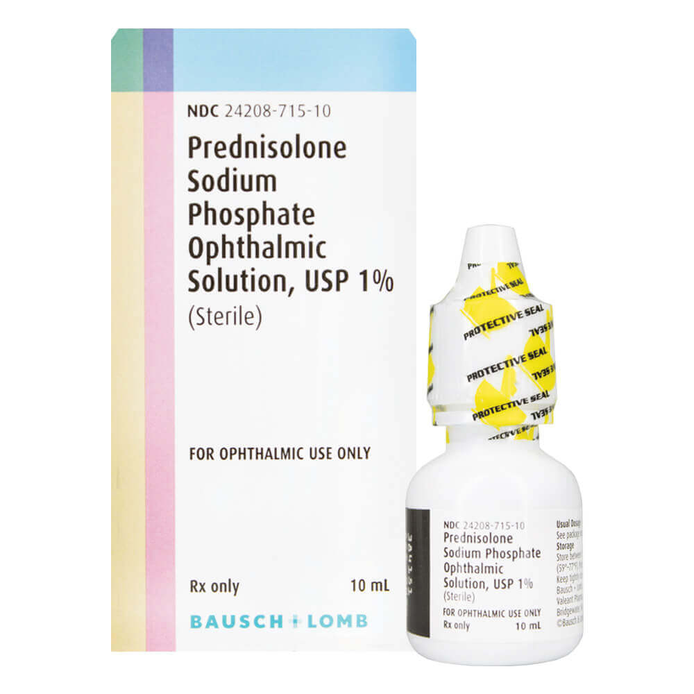 Prednisolone Sodium Phosphate Ophthalmic Solution 1%, 10mL
