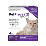PetPrevea II Flea Topical Treatment for Cats (4 doses)