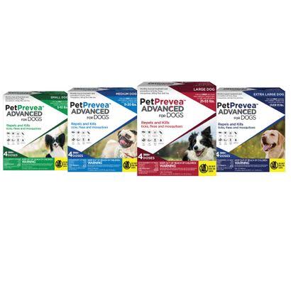 PetPrevea Advanced Topical Treatment for Dogs 11-20 lbs (4 doses)