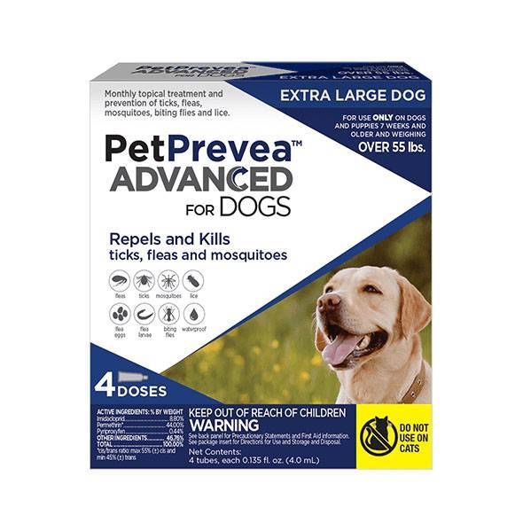 PetPrevea Advanced Topical Treatment for Dogs 11-20 lbs (4 doses)