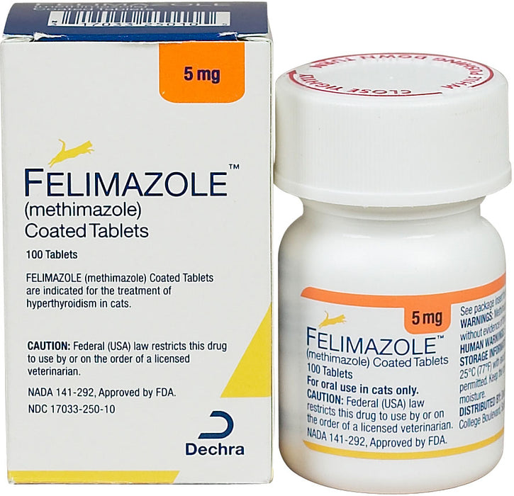 Felimazole Tablet (Methimazole) for Cats