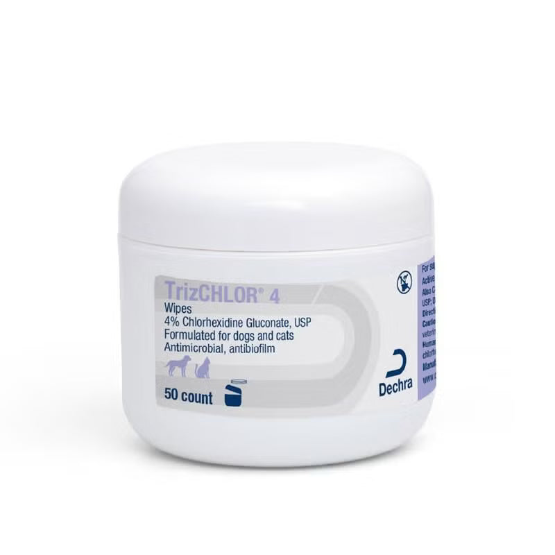 TrizCHLOR 4 Wipes for Dogs & Cats