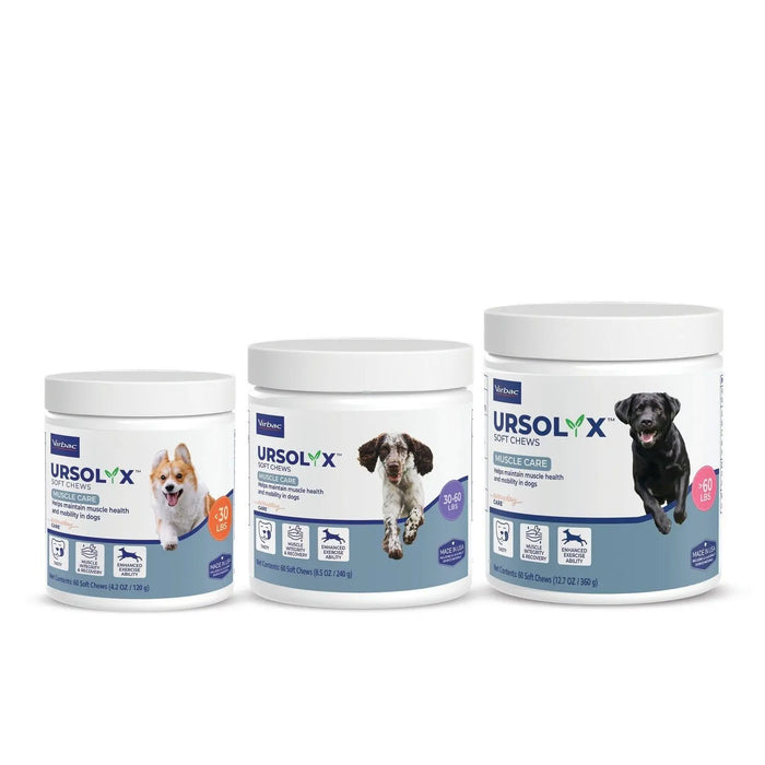Ursolyx Muscle Care Soft Chews for Dogs, 60 Count
