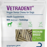 Vetradent Veggie Dental Chews for Dogs 30 Count