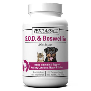 VetClassics S.O.D. and Boswellia Joint Support for Dogs and Cats