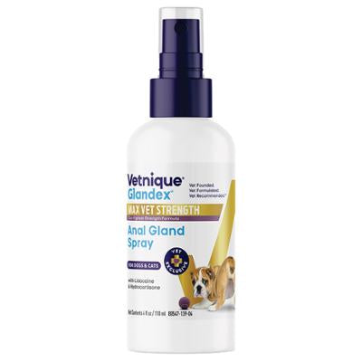 Glandex Max Vet Strength Anal Gland Spray, 4oz
