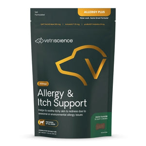 VetriScience Allergy & Itch Support Duck Flavored Supplement for Dogs