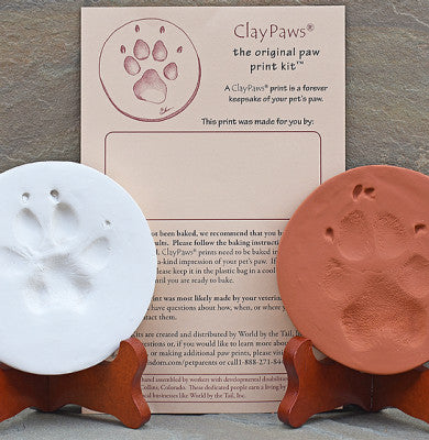 Clay Paw Pet Print Kit
