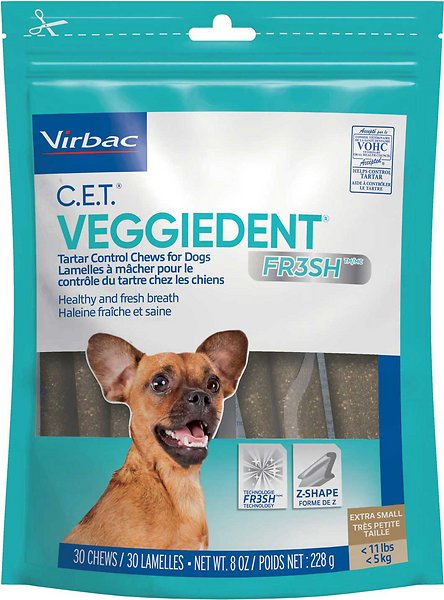 C.E.T. Veggiedent Fr3sh Chews for Dogs