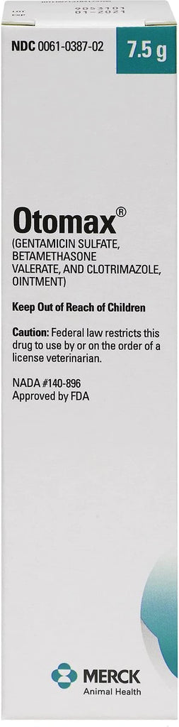 Otomax (Gentamicin Betamethasone Clotrimazole) Otic Ointment