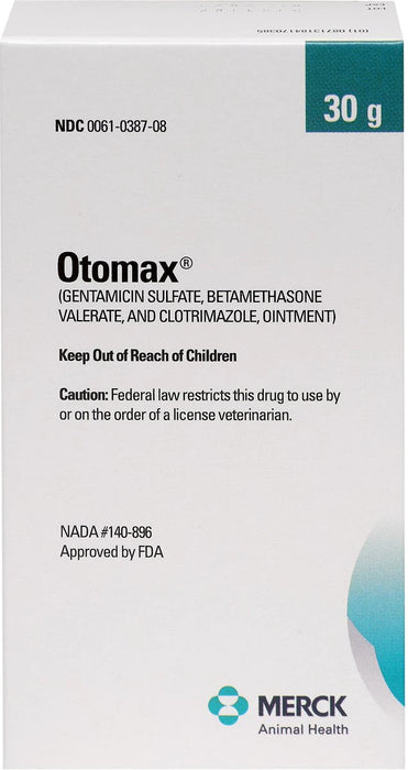 Otomax (Gentamicin / Betamethasone / Clotrimazole) Otic Ointment for Dogs