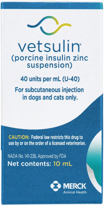 Vetsulin Insulin U-40 for Dogs & Cats
