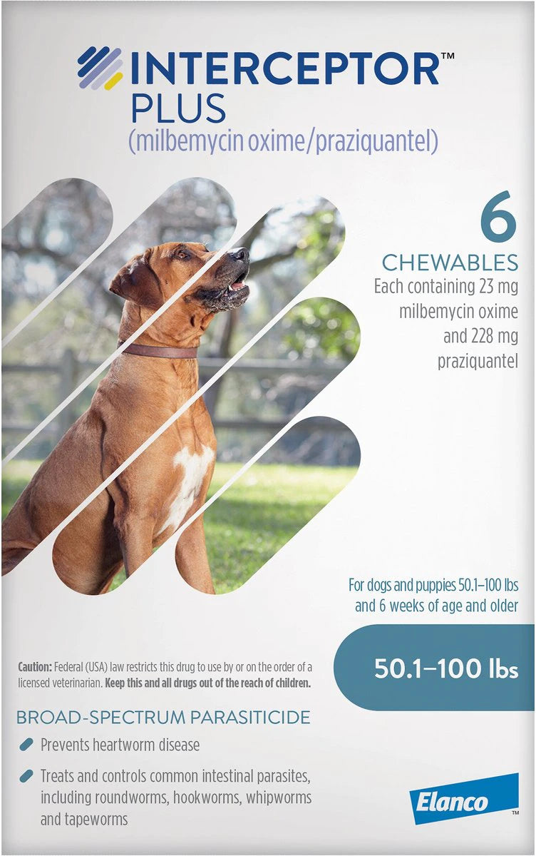 Interceptor Plus Chewables for Dogs