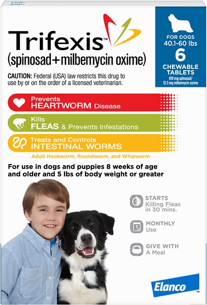 Trifexis Chewable Tablets for Dogs