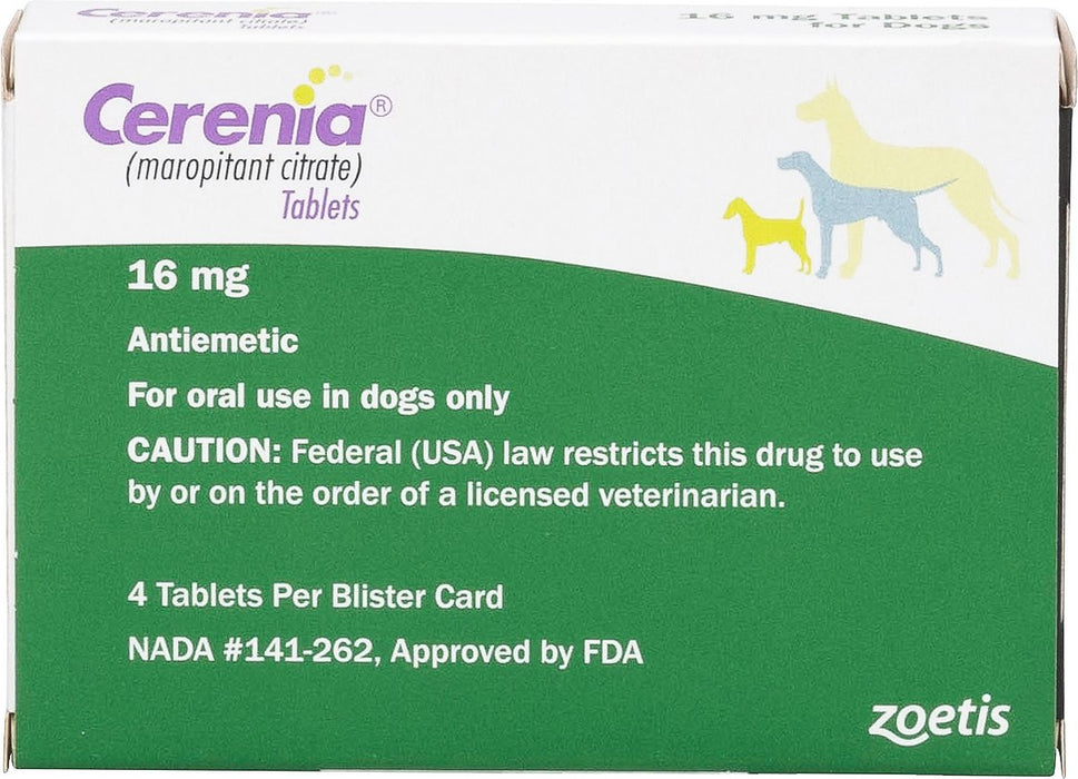 Cerenia (Maropitant Citrate) Tablets for Dogs