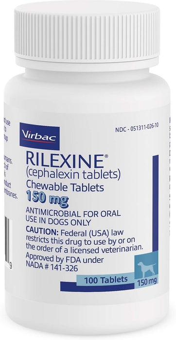 Rilexine (Cephalexin) Chewable Tablets for Dogs