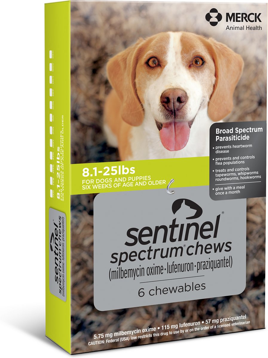 Sentinel Spectrum Chewable Tablets for Dogs