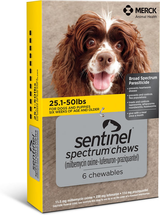 Sentinel Spectrum Chewable Tablets for Dogs