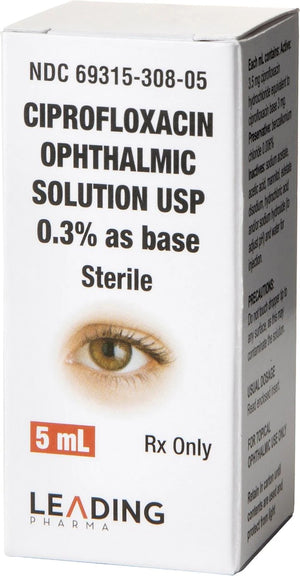 Ciprofloxacin Ophthalmic Solution .3%
