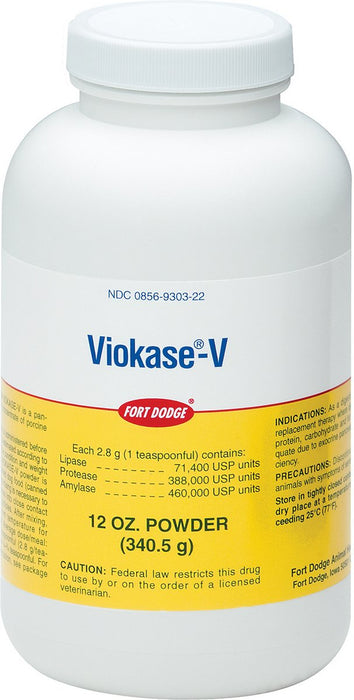 Viokase-V Powder for Dogs & Cats