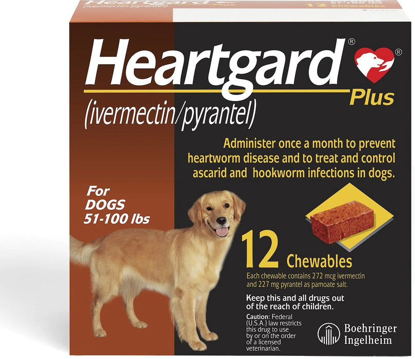 Heartgard Plus Chewables for Dogs — - Main Image