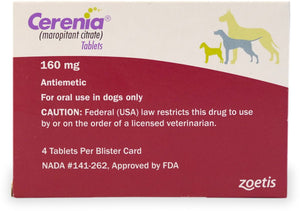 Cerenia (Maropitant Citrate) Tablets for Dogs