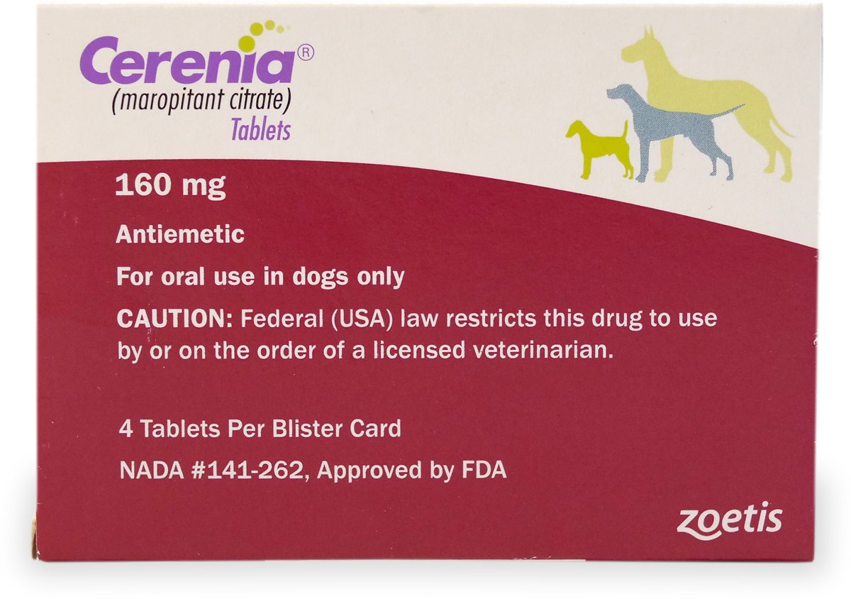 Cerenia (Maropitant Citrate) Tablets for Dogs —