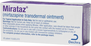 Mirataz (mirtazapine transdermal ointment) for Cats