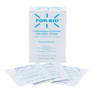 For-Bid Coprophagia Deterrent for Animals (12 Packets)