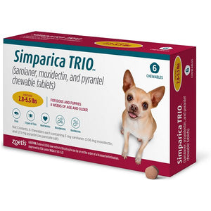 Simparica Trio Chewable Tablet for Dogs