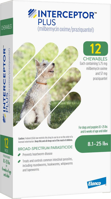 Interceptor Plus Chewables for Dogs