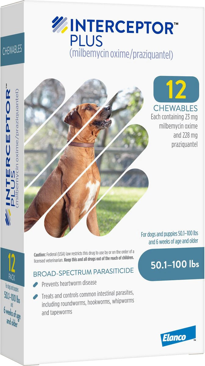 Interceptor Plus Chewables for Dogs