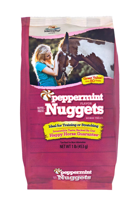 Peppermint Flavor Nuggets Horse Treats