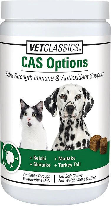 VetClassics CAS Options Extra Strength Immune & Antioxidant Support, Soft Chews