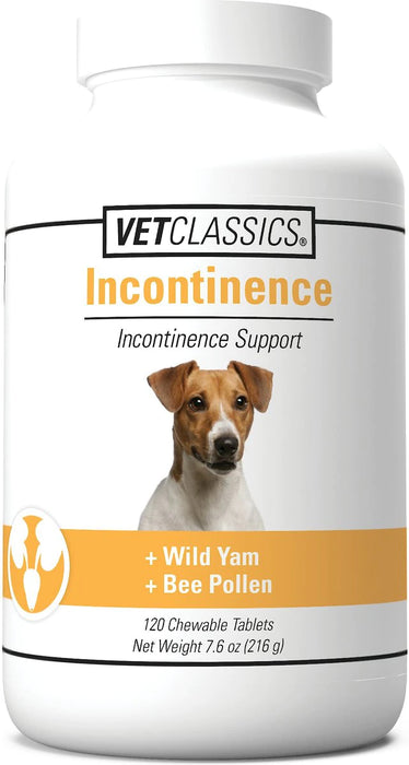 VetClassics Incontinence Support Tablets for Dogs