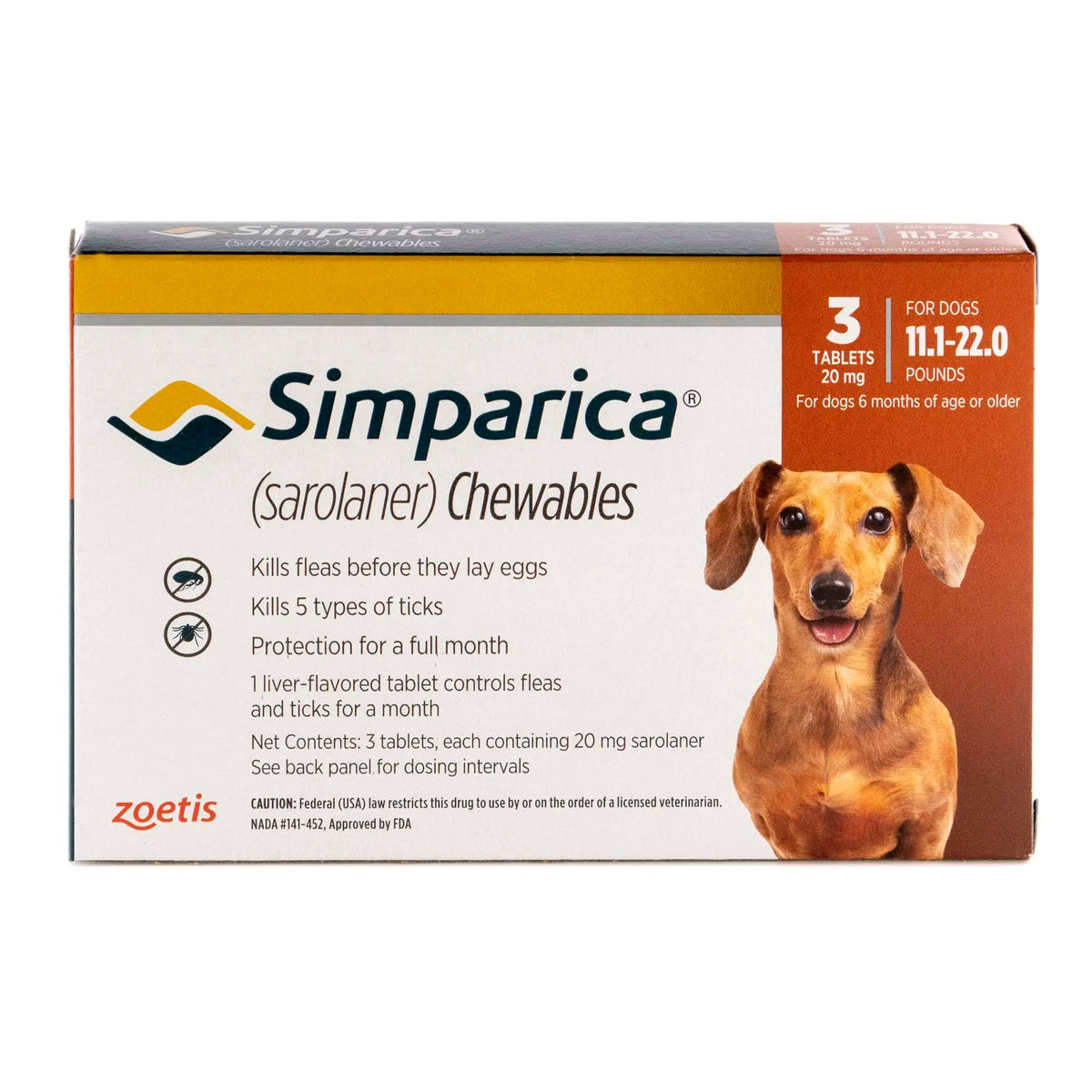 Simparica Chewable Tablets for Dogs