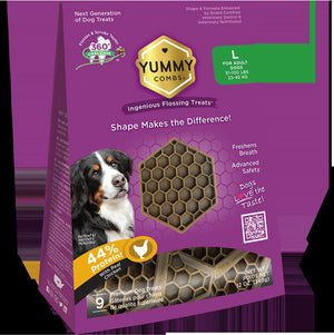Yummy Combs Premium Dog Treats - Large Dogs (9ct)