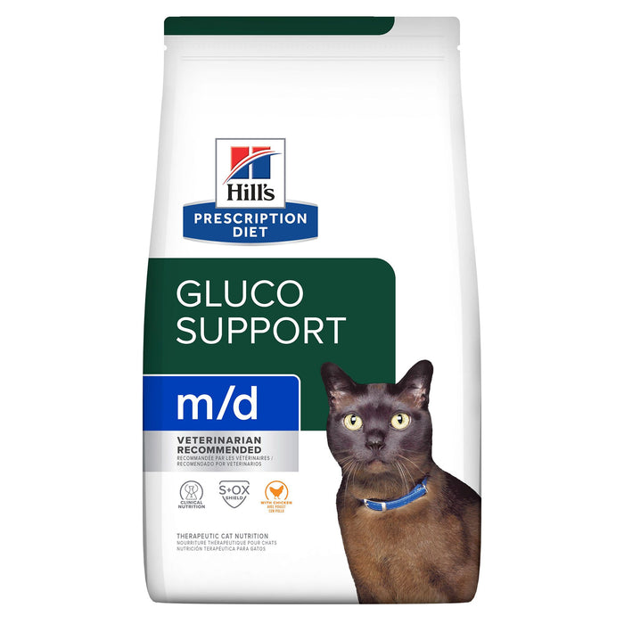 Hills GlucoSupport m/d with Chicken Dry Cat Food