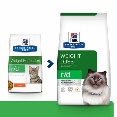Hills Weight Reduction r/d Chicken Flavor Dry Cat Food